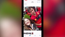 Carlos Sainz se hace viral por este cómico momento con una aficionada en México