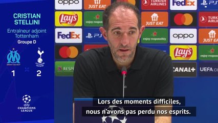 Groupe D - Stellini (Tottenham) : "Une deuxième période fantastique"