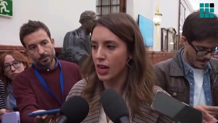 Irene Montero condena el asesinato de la niña a manos de su madre en Gijón