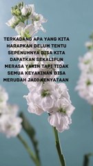 penyesalan datang di akhir