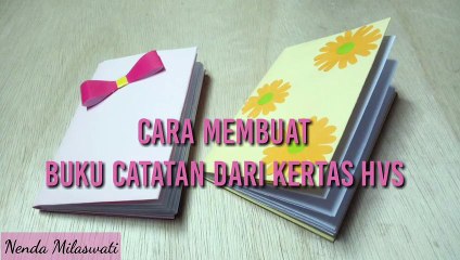 DIY How to make a notebook from HVS paper
