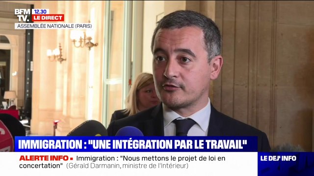 Gérald Darmanin promet le texte le plus ferme sur l'immigration présenté par un gouvernement