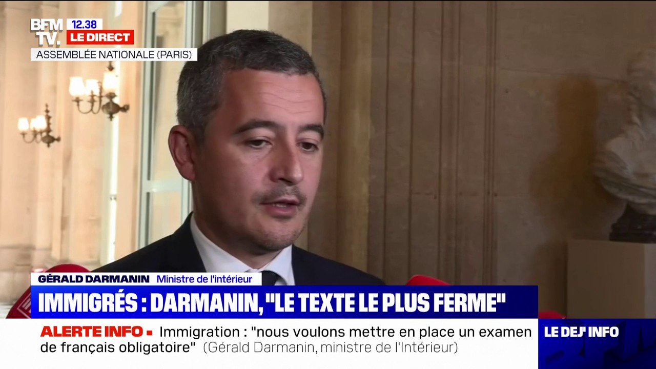 Gérald Darmanin annonce une hausse de "20% des expulsions sur un an"