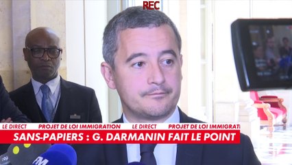 Titre de séjour pour les métiers en tension : «il ne s'agit pas d'une régularisation massive», assure Gérald Darmanin