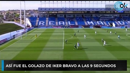 Así fue el golazo de Iker Bravo a las 9 segundos