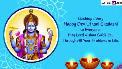 Dev Uthani Ekadashi 2022 Greetings: Share Prabodhini Ekadashi Wishes & Images on Kartiki Ekadashi
