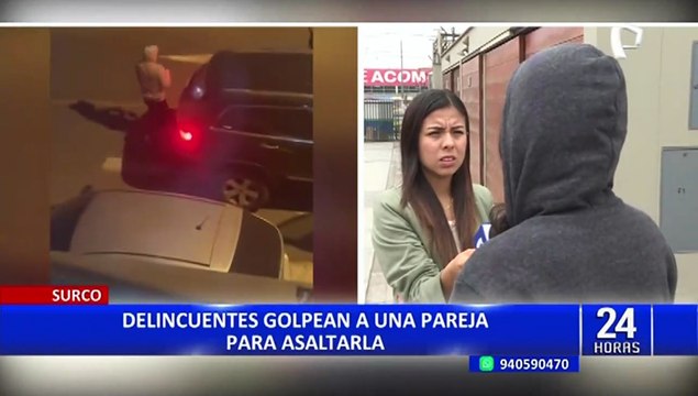 Surco: delincuentes golpean a pareja y le roban objetos valorizados en S/ 5 000