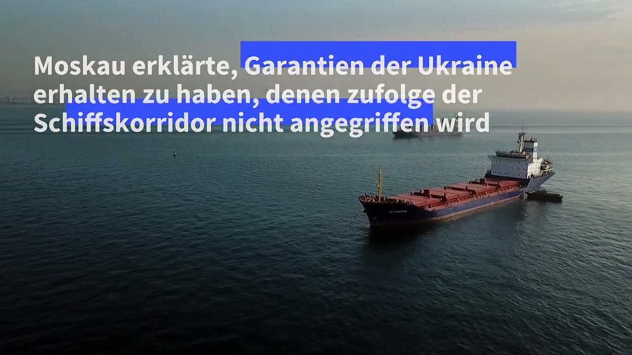 Russland beteiligt sich wieder an Getreide-Abkommen mit der Ukraine