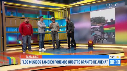 El pasito viral del paro indefinido en Santa Cruz a ritmo del tema tendencia de Tiktok