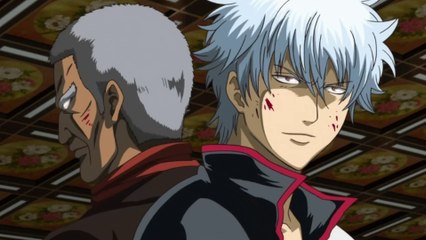 Gintama - Gintoki and Jirocho battle Kada's elite Harusame forces