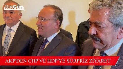 AKP'den CHP ve HDP'ye sürpriz ziyaret! Bekir Bozdağ açıkladı
