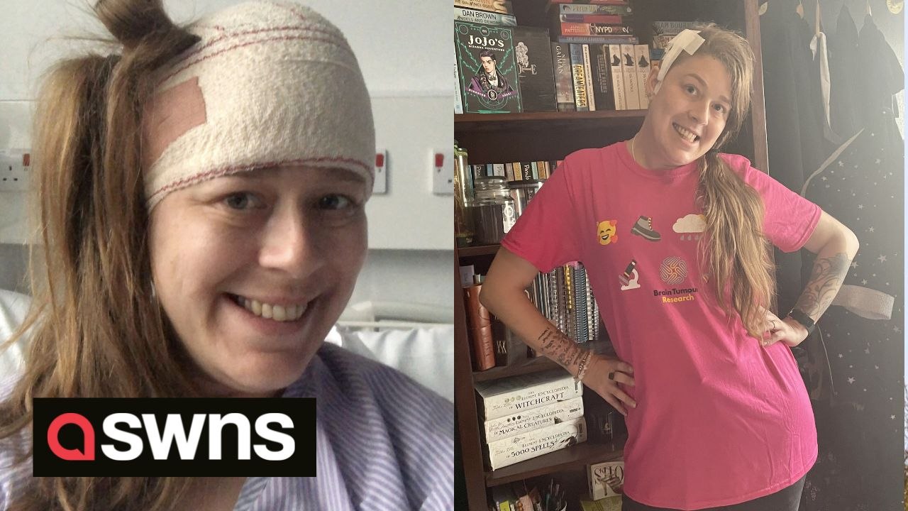 Mum discovers two tumours which made her brain look like a 'fruit bowl'
