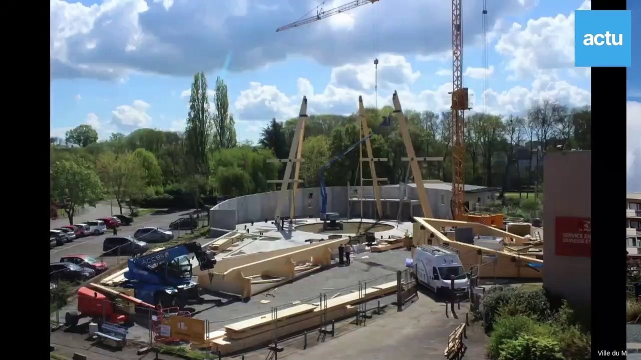 Chapiteau permanent au Mans : le chantier en im...