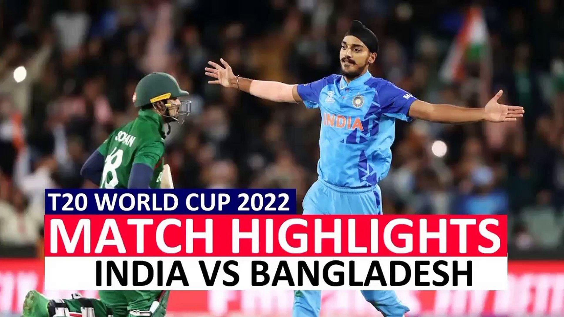 India vs Bangladesh T20 World Cup 2022 Highlights