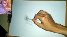 Drawing Rose Black Pink