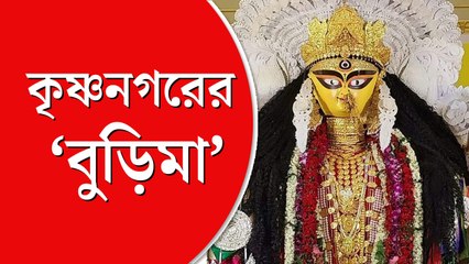 বুড়িমা’কে দেখতে রেকর্ড ভিড় কৃষ্ণনগরে