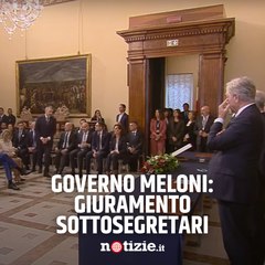 Palazzo Chigi: la cerimonia di giuramento dei sottosegretari nel governo Meloni