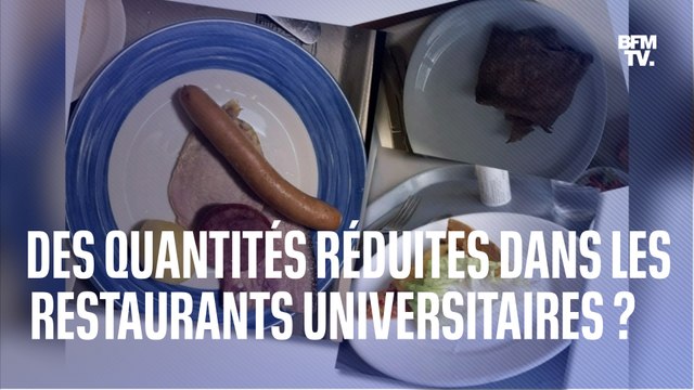 Restaurants universitaires: des étudiants alertent sur les quantités servies