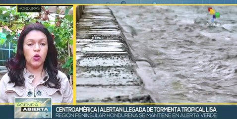 Скачать видео: Alerta verde en Honduras ante proximidad de tormenta tropical Lisa