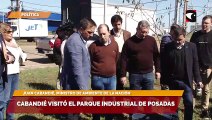 Cabandié visitó el Parque Industrial de Posadas