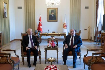 TBMM Başkanı Mustafa Şentop, KKTC Meclis Başkanı Töre ile görüştü