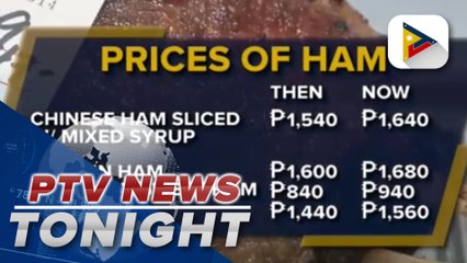 Prices of hams in Manila surge by up to P120
