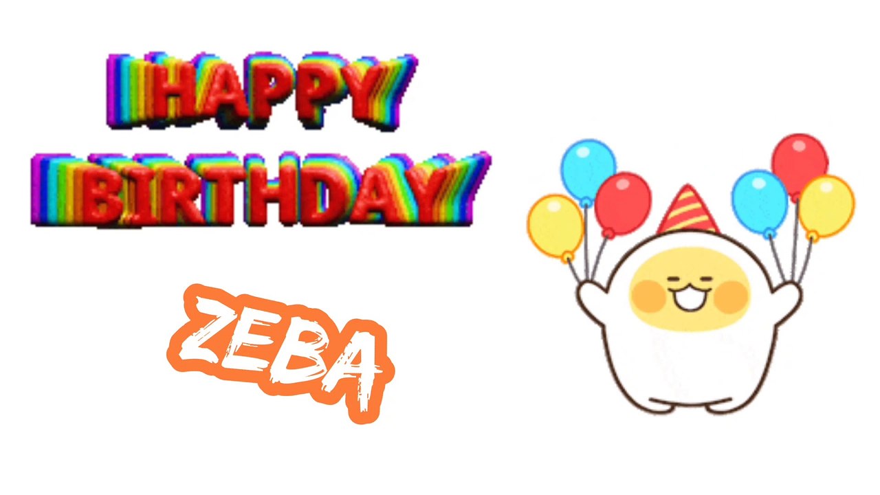 Zeba birthday song