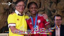 Así recibieron a las jugadoras de la Selección Colombia femenina en la Casa de Nariño