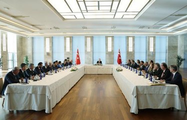 Cumhurbaşkanı Erdoğan, TFF heyetini kabul etti