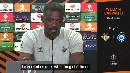 Carvalho: "En Sevilla notamos mucho el cariño de los béticos"