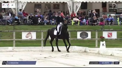 Grand National FFE - AC Print - Dressage | Mâcon (FRA) | Anne Laure DEGUILHEM | DARKAH N