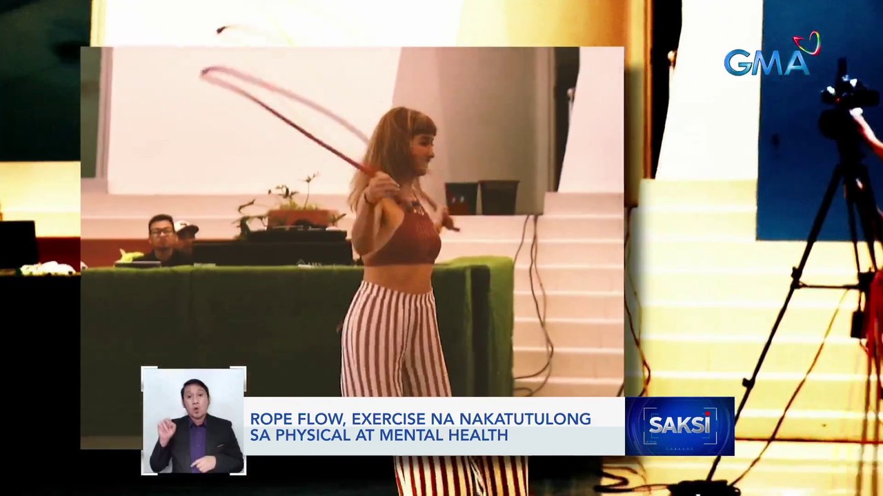 Rope flow, exercise na nakatutulong sa physical at mental health | Saksi