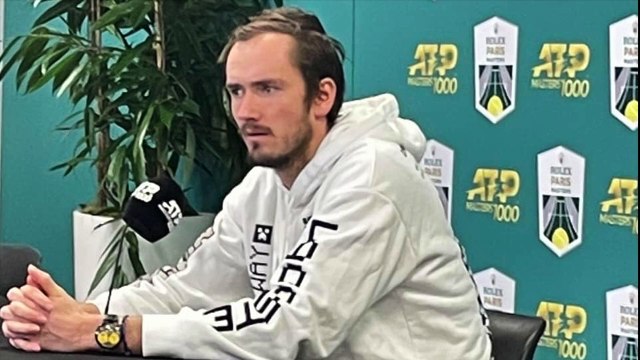 ATP - Rolex Paris Masters 2022 - Daniil Medvedev : Chaque match de tennis est un jeu d'échec en fait !