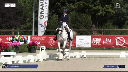 Grand National FFE - AC Print - Dressage  | Cluny (FRA) | Charlotte CHALVIGNAC | HERMES