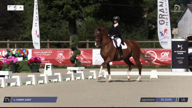 Grand National FFE - AC Print - Dressage | Cluny (FRA) | Camille CHERET JUDET | SCOOP DU BOIS LURIC
