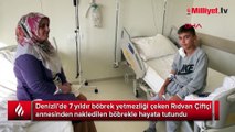 13 yaşındaki Rıdvan, annesinden nakledilen böbrekle hayata tutundu