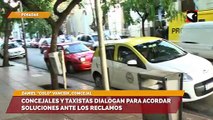 Concejales y taxistas dialogan para acordar soluciones ante los reclamos