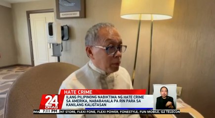 Ilang Pilipinong nabiktima ng hate crime sa Amerika, nababahala pa rin para sa kanilang kaligtasan | 24 Oras