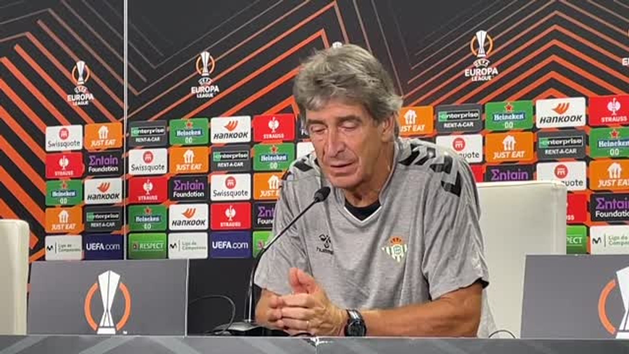 Pellegrini: "Que esté William Carvalho aquí significa que jugará, no estamos con juveniles"