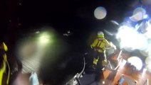 Storm Claudio 80mph winds batter lifeboats in dramatic rescue