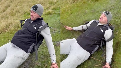 'Couldn’t write this stuff' - Odd clothing choice leads to HILARIOUS Hiking Fail