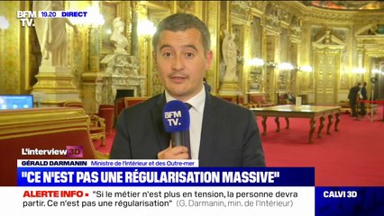 Gérald Darmanin: "On a besoin d'étrangers pour travailler et répondre à la demande de main d'œuvre"
