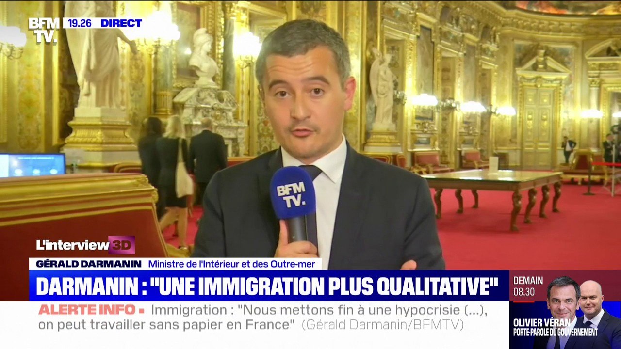 Gérald Darmanin sur l'immigration: "On est méchant avec les délinquants, mais gentil avec les gentils"