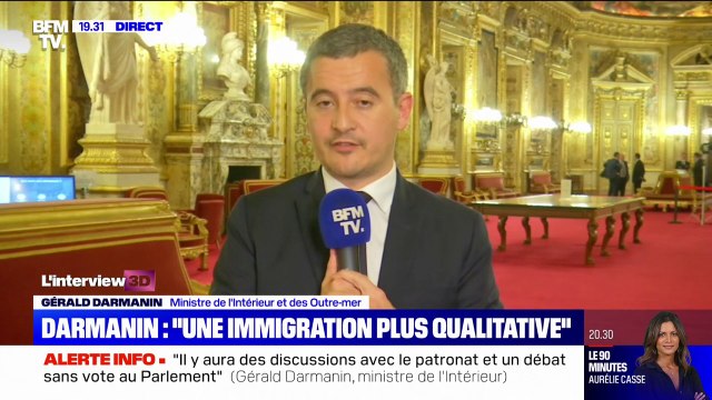Gérald Darmanin sur la loi immigration: Le gouvernement est ferme mais pas fermé et ouvre la porte à des propositions des oppositions