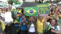 Continúan las protestas de los simpatizantes de Bolsonaro en Brasil