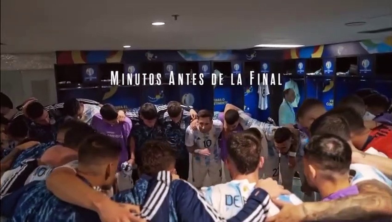 La tremenda arenga de Messi antes de la final de la Copa América