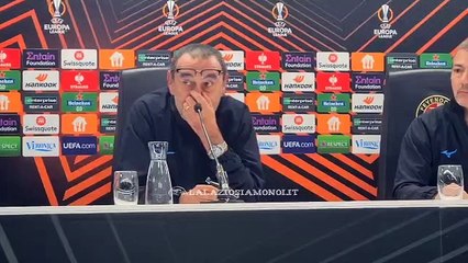Sarri conferenza Europa League Feyenoord Lazio