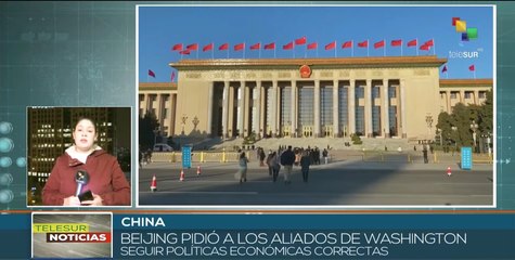 China se opone a la coerción económica de EE.UU.