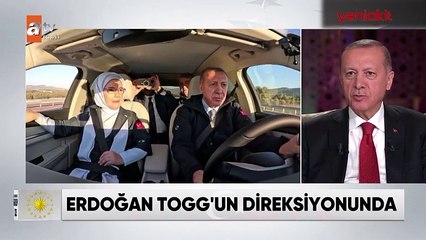 Cumhurbaşkanı Erdoğan direksiyon başında