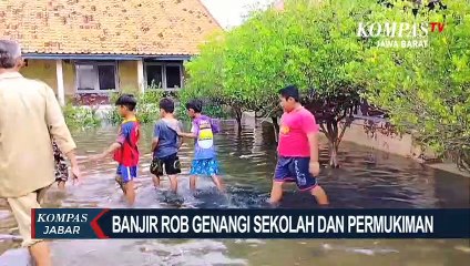 Sekolah Tergenang Rob Di Pesisir Utara Subang